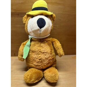 Vintage 1990‎ Hanna Barbara YOGI BEAR in Yellow Hat 12" Plush Toy